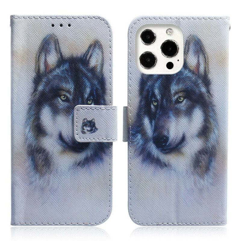 Folio Deksel iPhone 13 Pro Max Canine Look