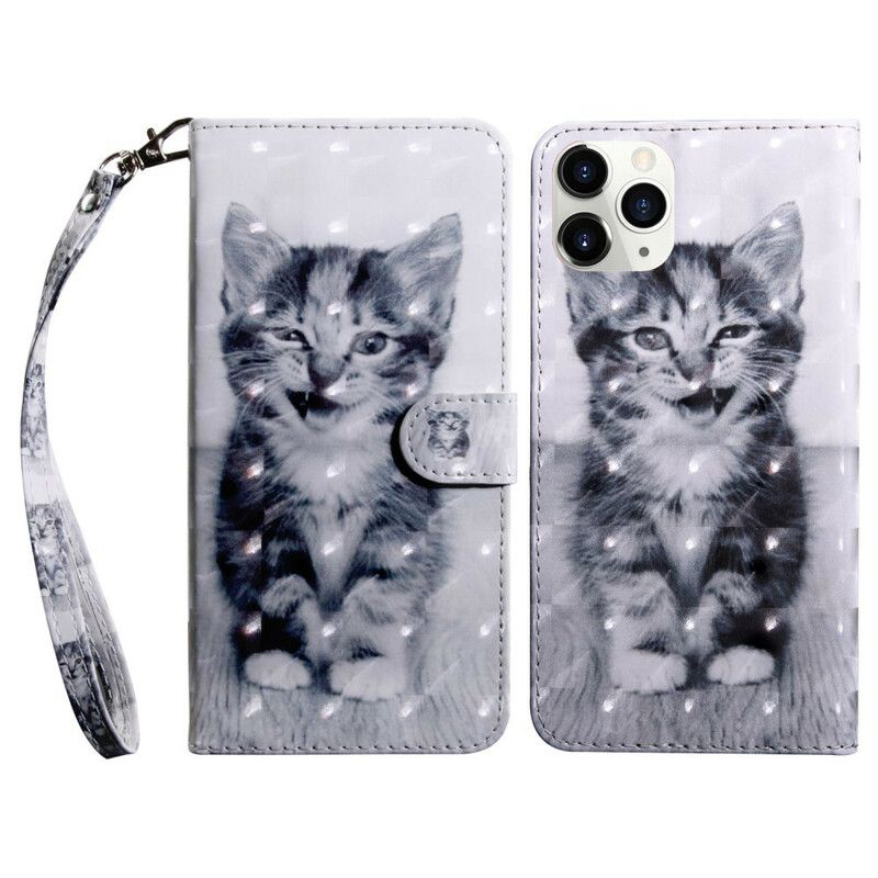 Folio Deksel iPhone 13 Pro Max Light Spot Ignace The Kitten Beskyttelse Deksel