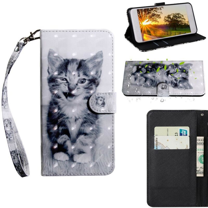 Folio Deksel iPhone 13 Pro Max Light Spot Ignace The Kitten Beskyttelse Deksel