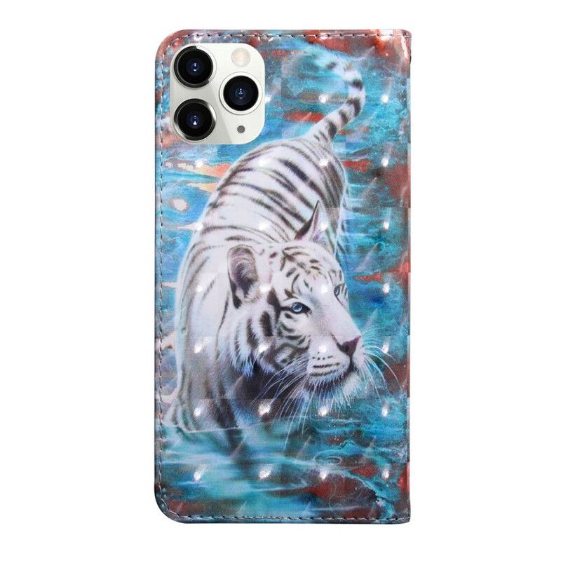 Folio Deksel iPhone 13 Pro Max Light Spot Lucien The Tiger Beskyttelse Deksel