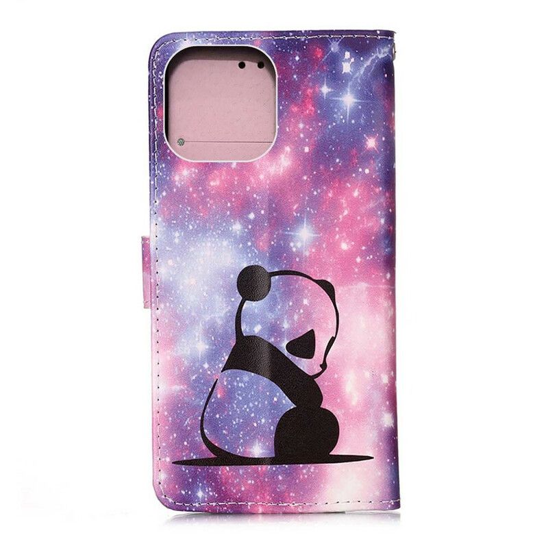 Folio Deksel iPhone 13 Pro Max Panda Galaxy