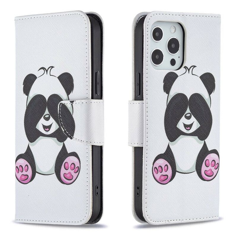 Folio Deksel iPhone 13 Pro Max Panda Moro