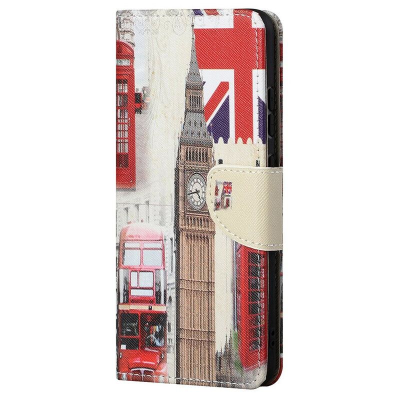 Lærdeksel Folio Deksel iPhone 13 Pro Max London Life