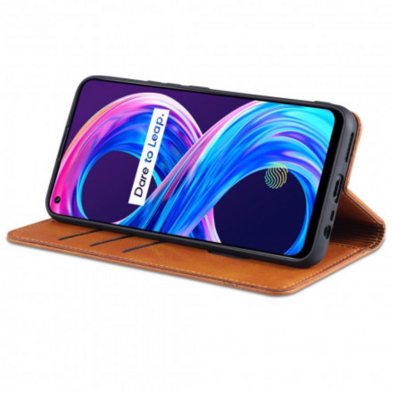 Folio Deksel Realme 8 / 8 Pro Azns Skinnstil