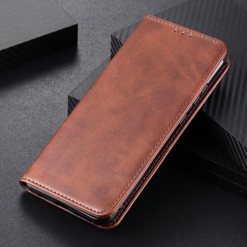 Folio Deksel Realme 8 / 8 Pro Split Leather Elegance