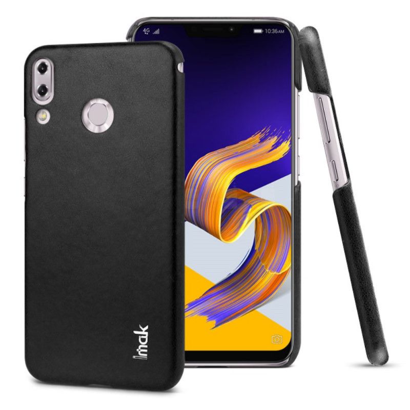 Deksel Asus ZenFone 5 / 5Z Svart Mobildeksel Imak Ruiyi Serie Skinneffekt