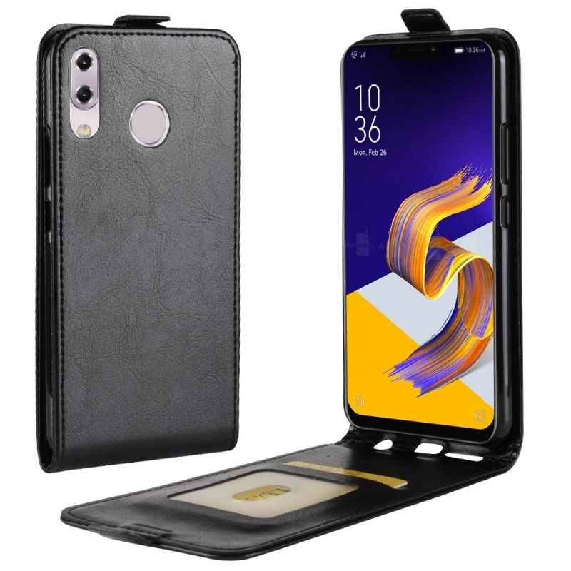 Folio Deksel for Asus ZenFone 5 / 5Z Svart Retrofolding