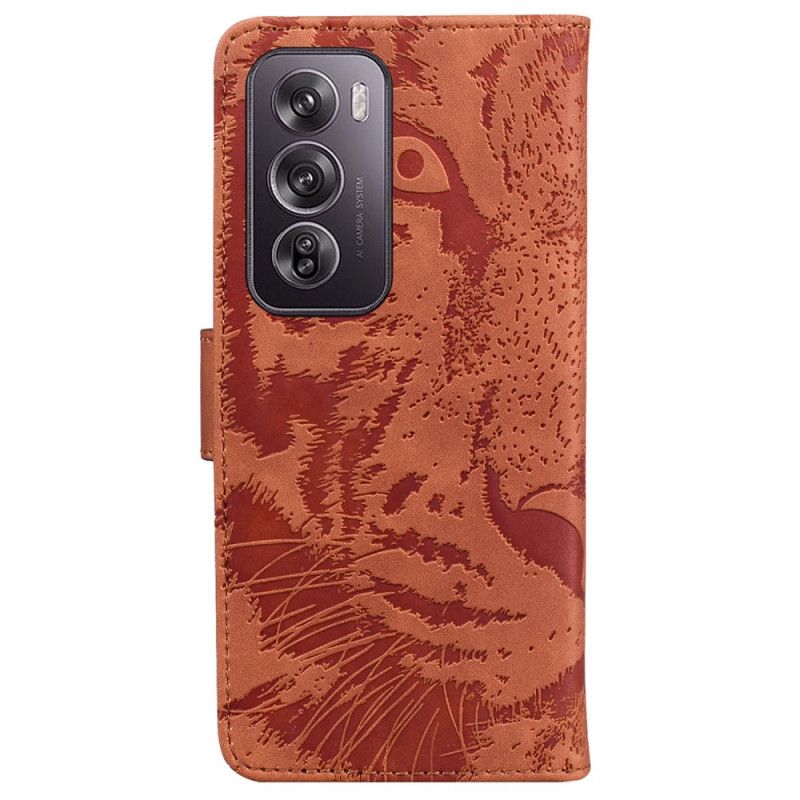 Folio Deksel Oppo Reno 12 Pro 5g Tiger Footprint