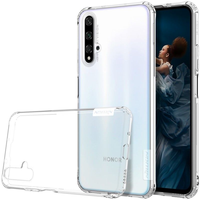 Deksel Huawei Nova 5T Gjennomsiktig Mobildeksel Naturlig Gjennomsiktig Nillkin