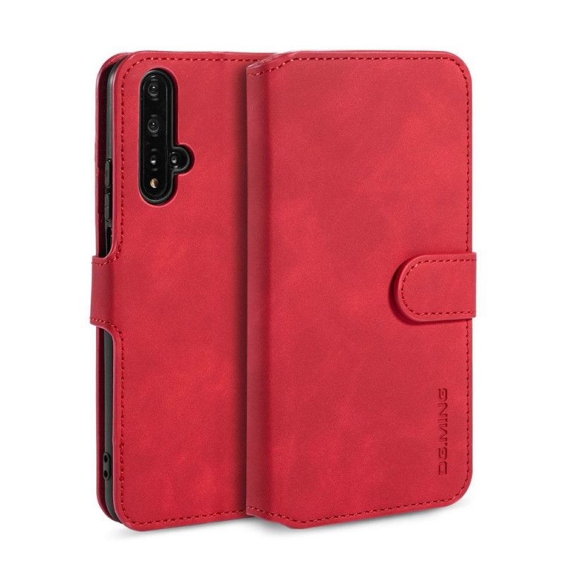 Folio Deksel for Huawei Nova 5T Svart Retro Dg.Ming