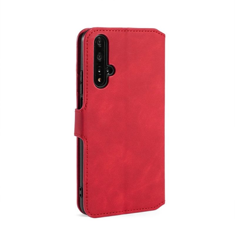 Folio Deksel for Huawei Nova 5T Svart Retro Dg.Ming