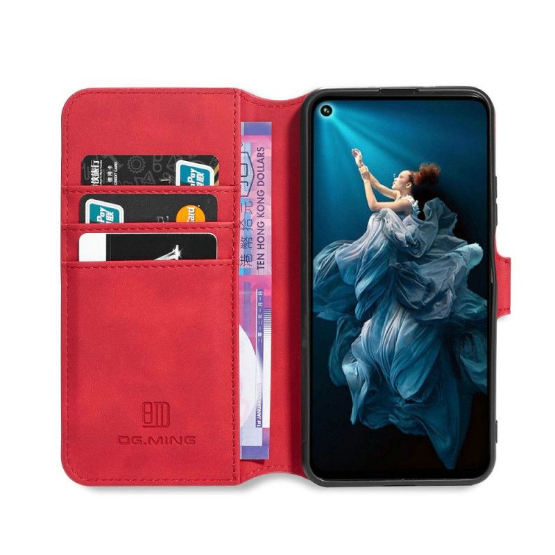 Folio Deksel for Huawei Nova 5T Svart Retro Dg.Ming