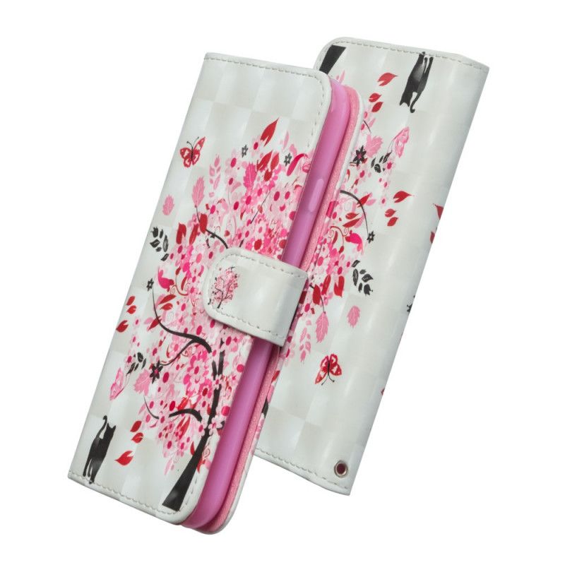 Folio Deksel Honor 20e / 20 Lite Rosa Tre Anti-fall