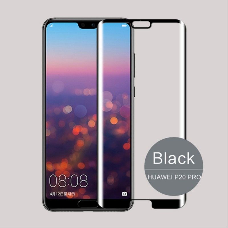 Buet Herdet Glassbeskyttelse Huawei P20 Pro Svart Mofi