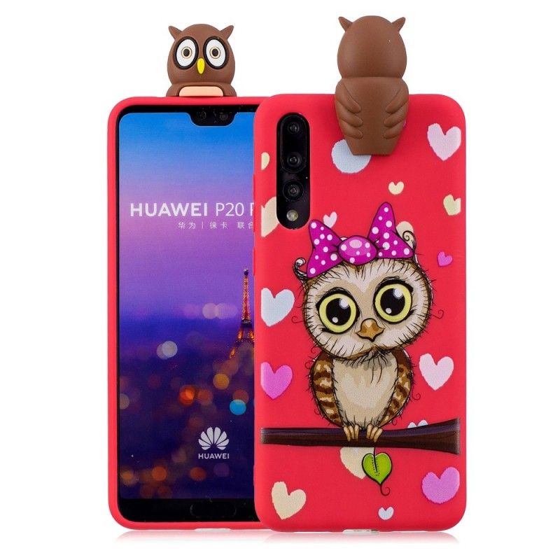 Deksel Huawei P20 Pro 3D Frøken Ugle