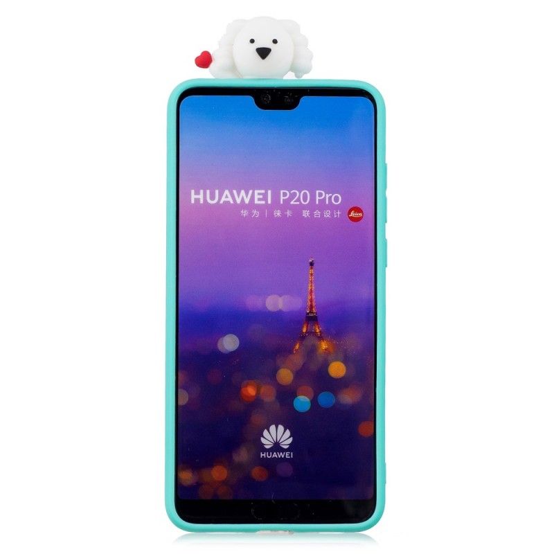 Deksel Huawei P20 Pro 3D Hund I Skyene Anti-fall