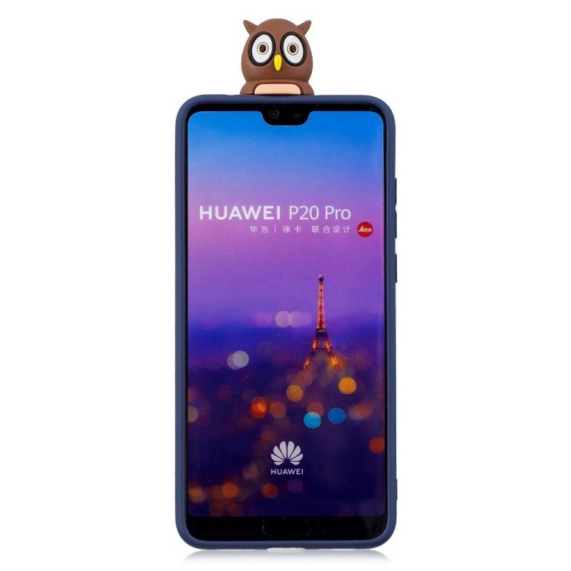 Deksel Huawei P20 Pro Mobildeksel 3D Dårlig Ugle Moro