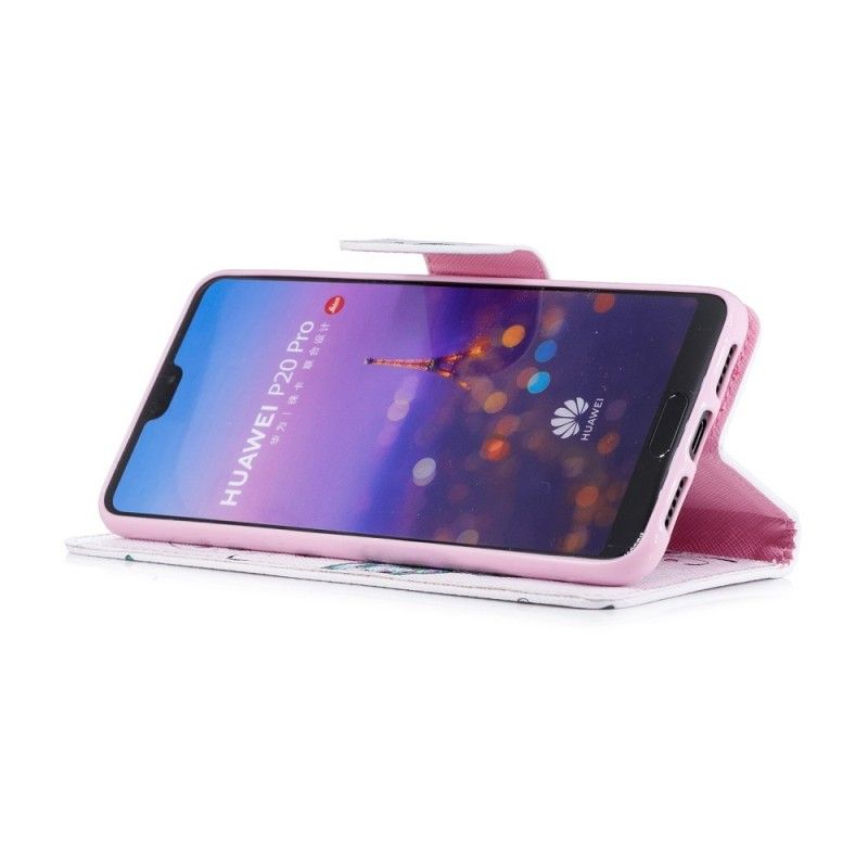 Folio Deksel for Huawei P20 Pro Fantastiske Sommerfugler