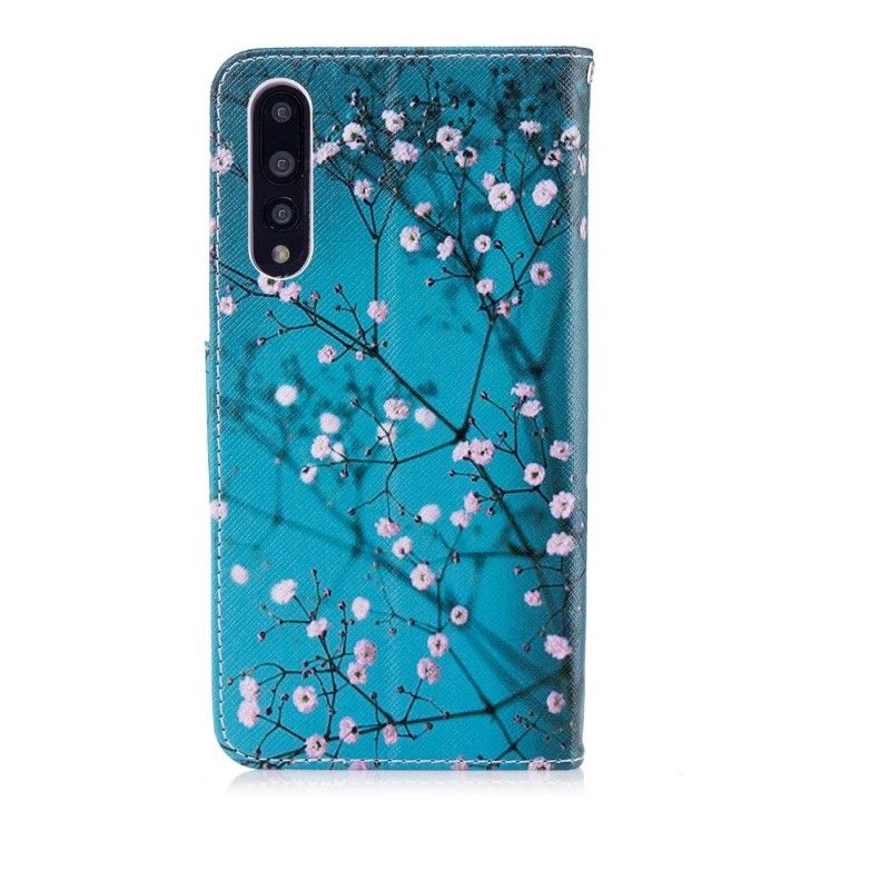 Folio Deksel Huawei P20 Pro Blomstrende Tre Beskyttelse