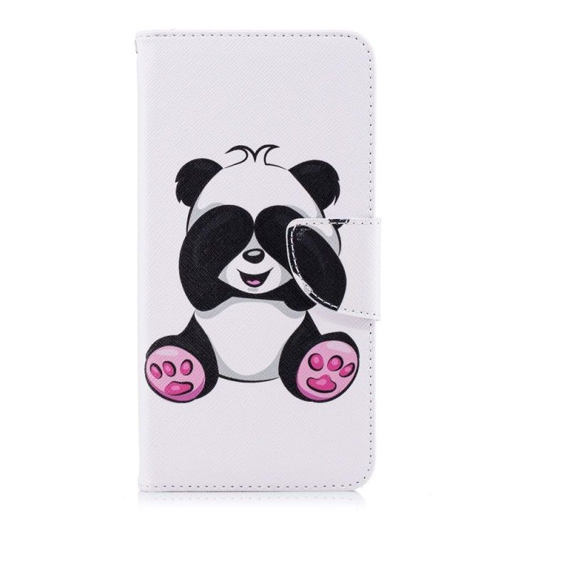 Lærdeksel Folio Deksel Huawei P20 Pro Morsom Panda