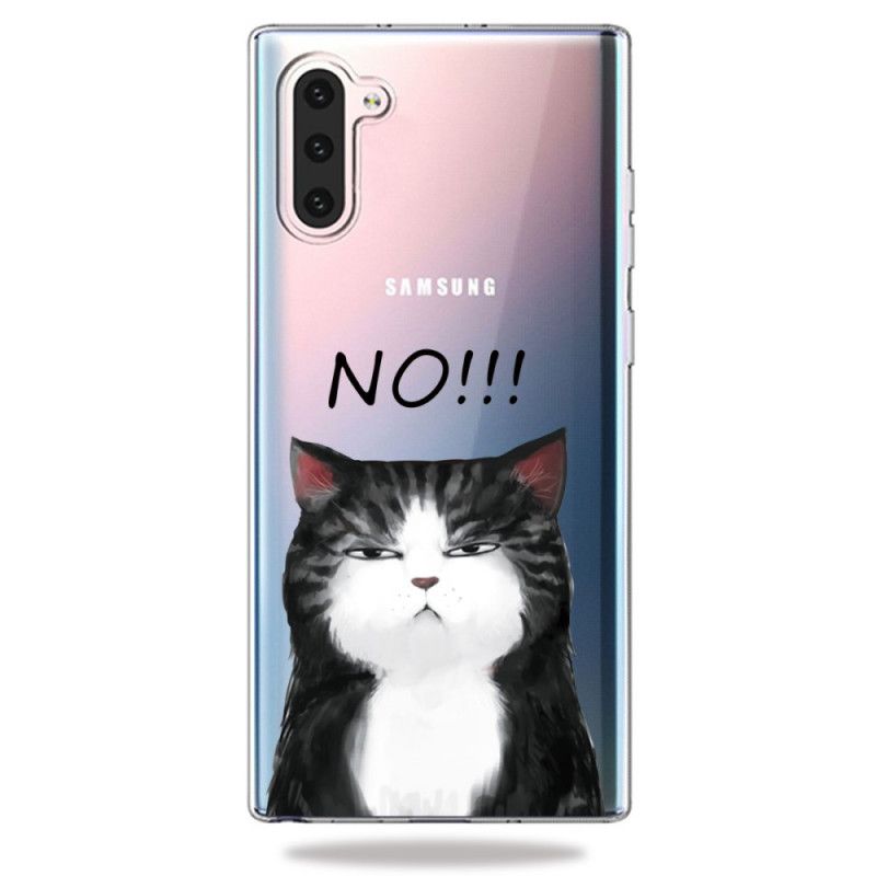 Deksel for Samsung Galaxy Note 10 Katten Som Sier Nei