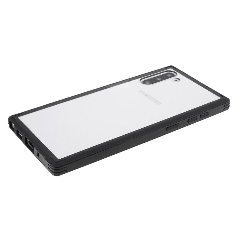 Deksel for Samsung Galaxy Note 10 Svart Hybrid Silikonfelgdesign