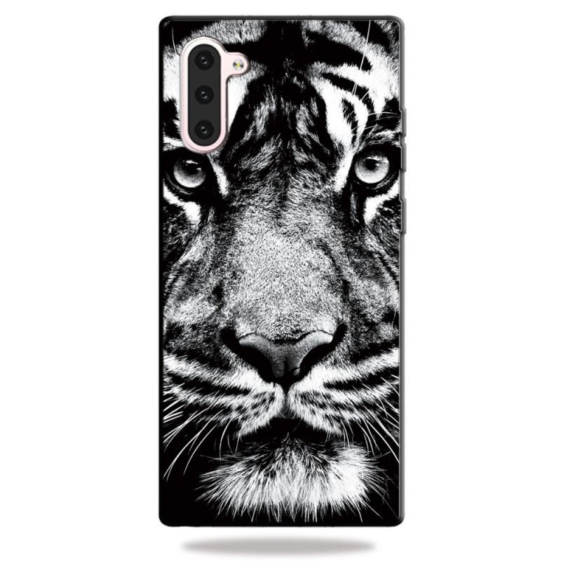 Deksel for Samsung Galaxy Note 10 Svart Og Hvit Tiger