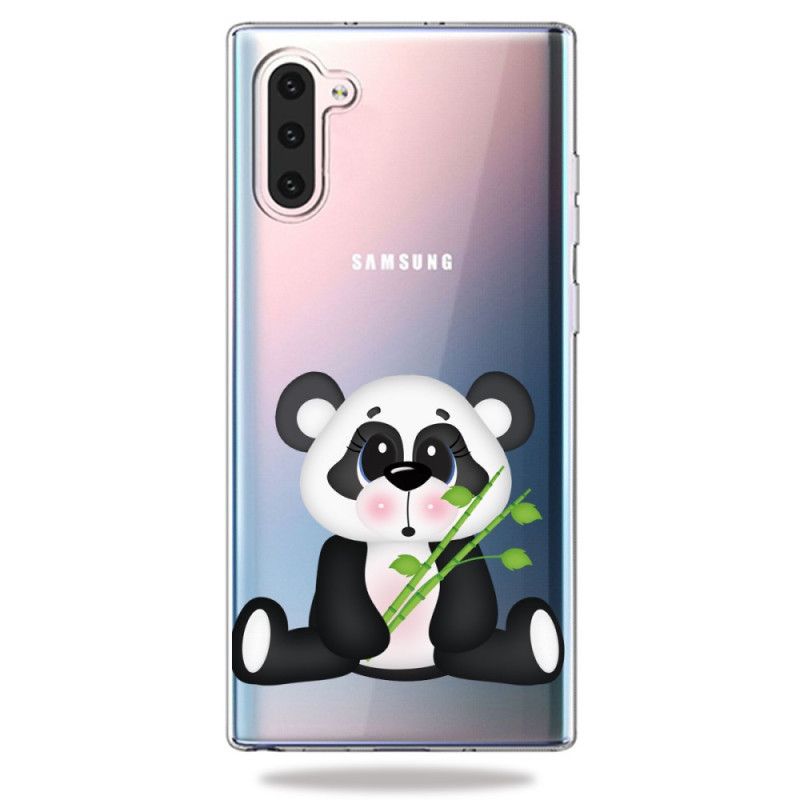 Deksel Samsung Galaxy Note 10 Mobildeksel Gjennomsiktig Trist Panda