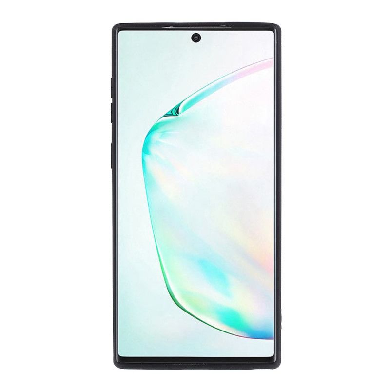 Deksel Samsung Galaxy Note 10 Svart Mobildeksel Vevemønster