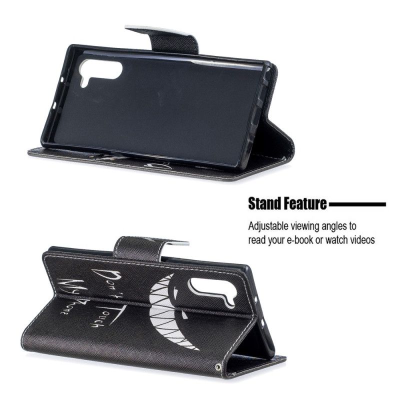 Folio Deksel for Samsung Galaxy Note 10 Djeveltelefon