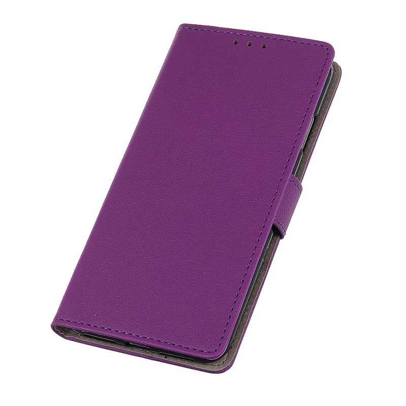 Folio Deksel for Samsung Galaxy Note 10 Rosa Imitert Skinnkvalitet