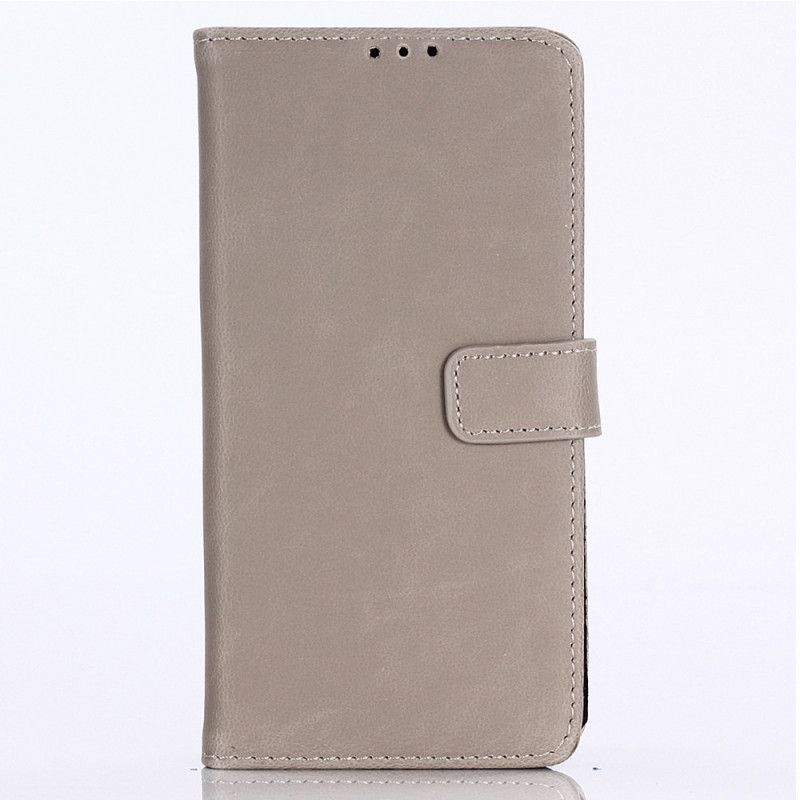 Folio Deksel for Samsung Galaxy Note 10 Svart Vintage Skinndesign