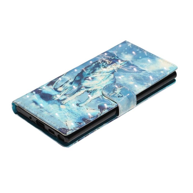 Folio Deksel for Samsung Galaxy Note 10 Ulvspots Med Stropp