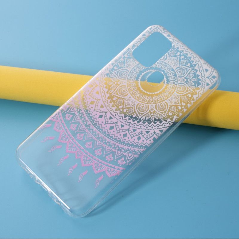 Deksel for Samsung Galaxy M31 Rosa Gjennomsiktig Fargerik Mandala