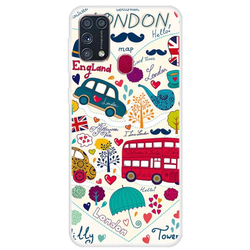 Deksel Samsung Galaxy M31 London Liv Anti-fall