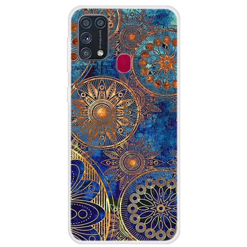 Deksel Samsung Galaxy M31 Magenta Mandala Trend Beskyttelse