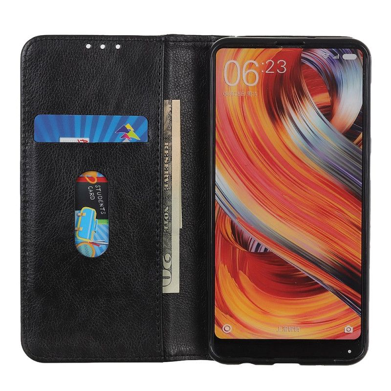 Folio Deksel for Samsung Galaxy M31 Svart Delt Skinnstil