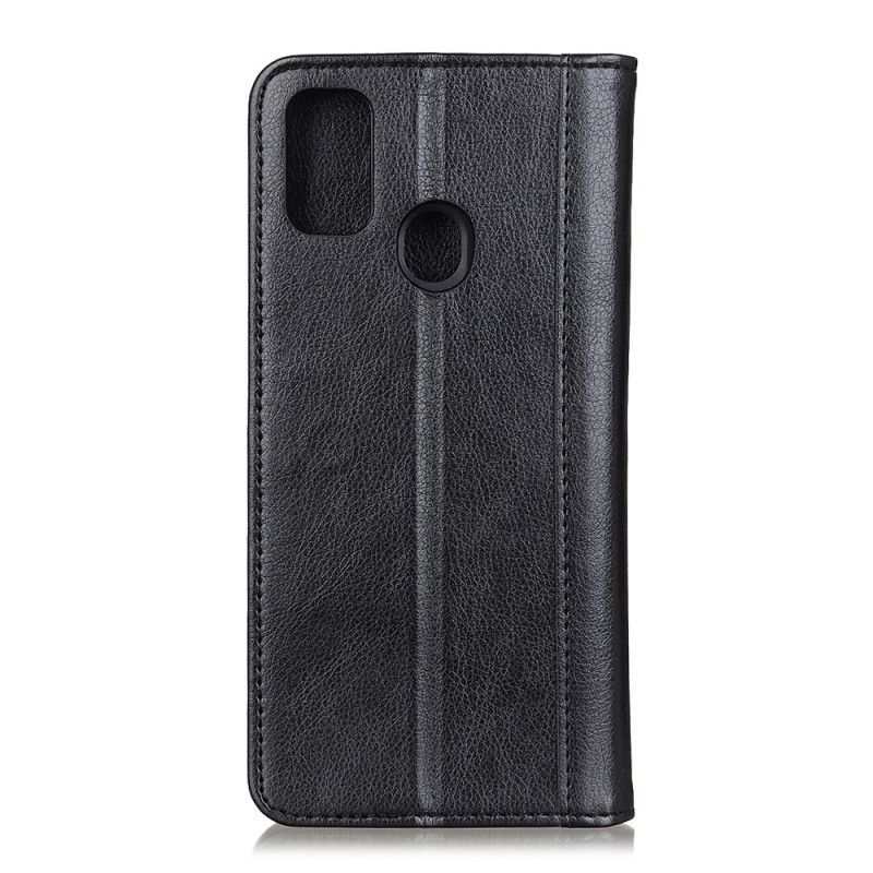 Folio Deksel for Samsung Galaxy M31 Svart Delt Skinnstil