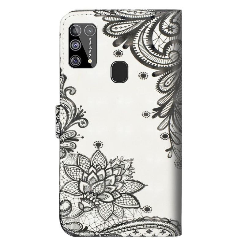 Folio Deksel Samsung Galaxy M31 Elegant Blonder