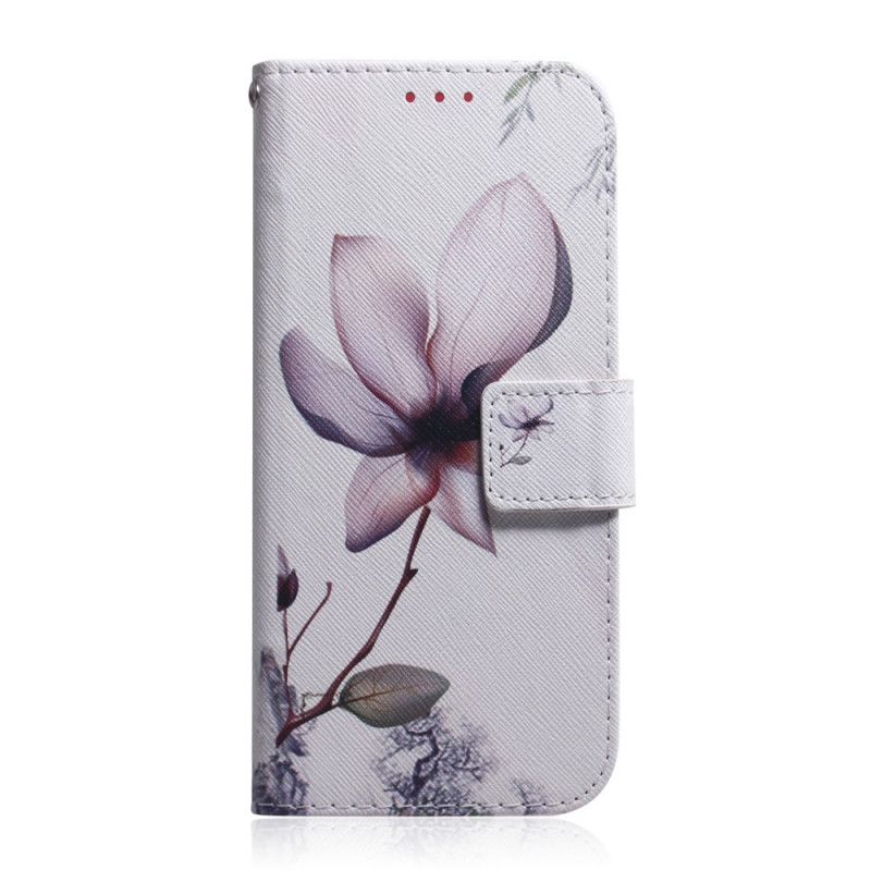 Folio Deksel Samsung Galaxy M31 Gammel Roseblomst Anti-fall