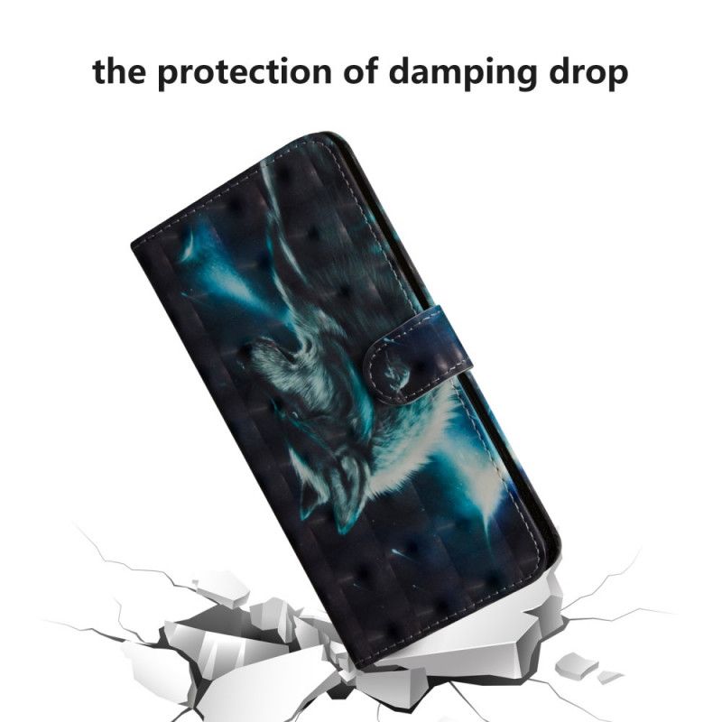 Folio Deksel Samsung Galaxy M31 Majestetisk Ulv Anti-fall