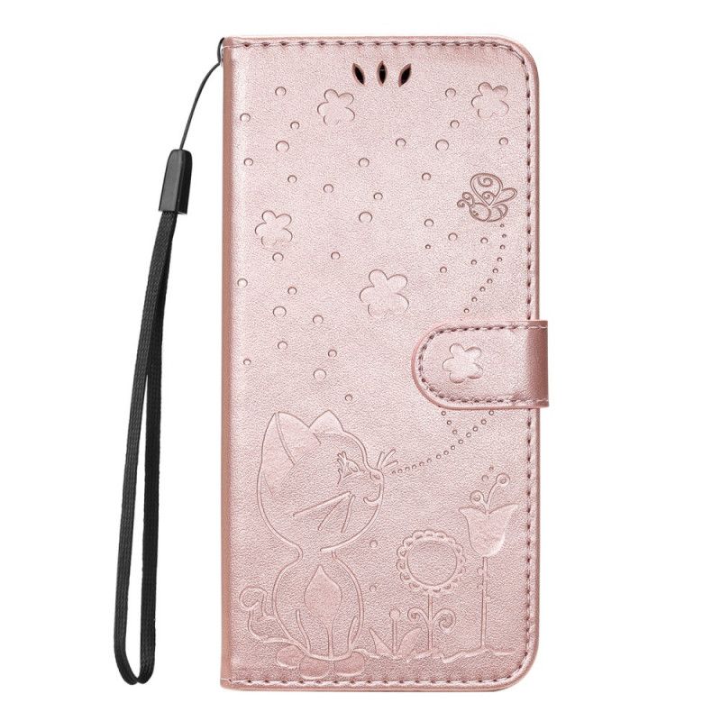 Folio Deksel Motorola Edge 20 Cat And Bee Thong