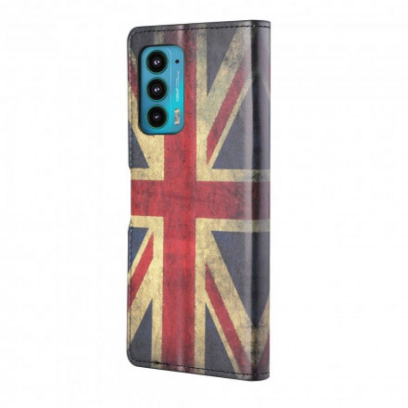 Folio Deksel Motorola Edge 20 Flag England