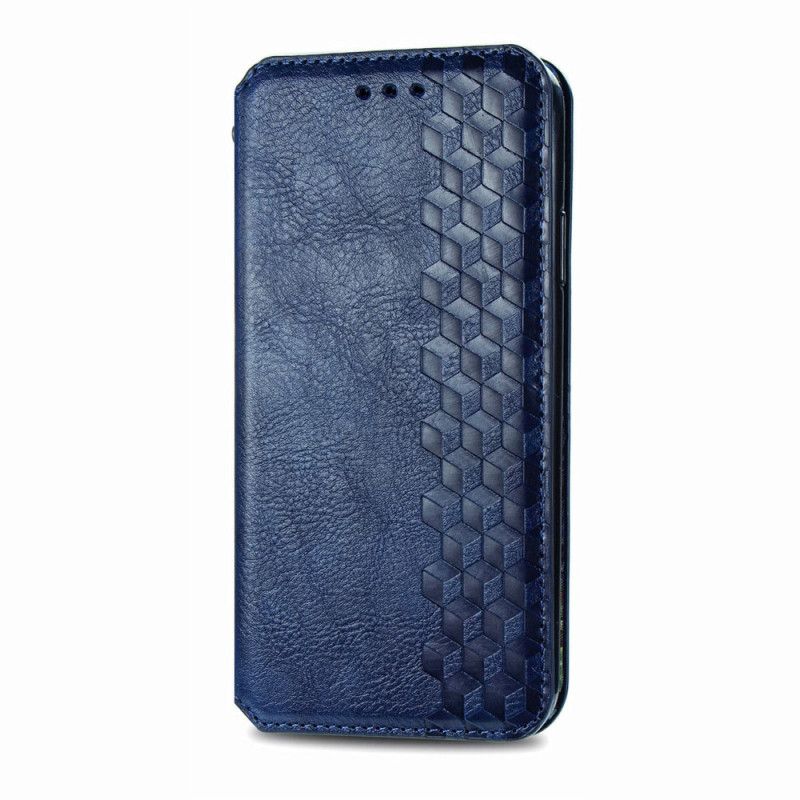 Folio Deksel Motorola Edge 20 Leather Effect Diamond Texture Beskyttelse Deksel