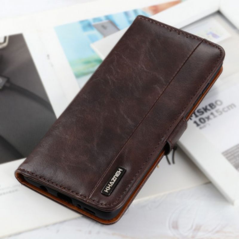 Folio Deksel Til Motorola Edge 20 Khazneh Elegance Leather Style