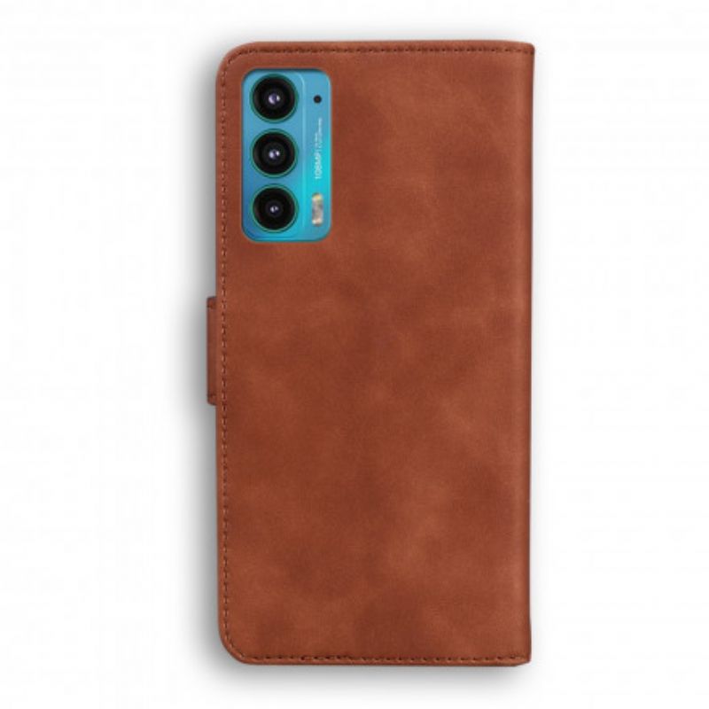 Folio Deksel Til Motorola Edge 20 Style Leather Vintage Couture