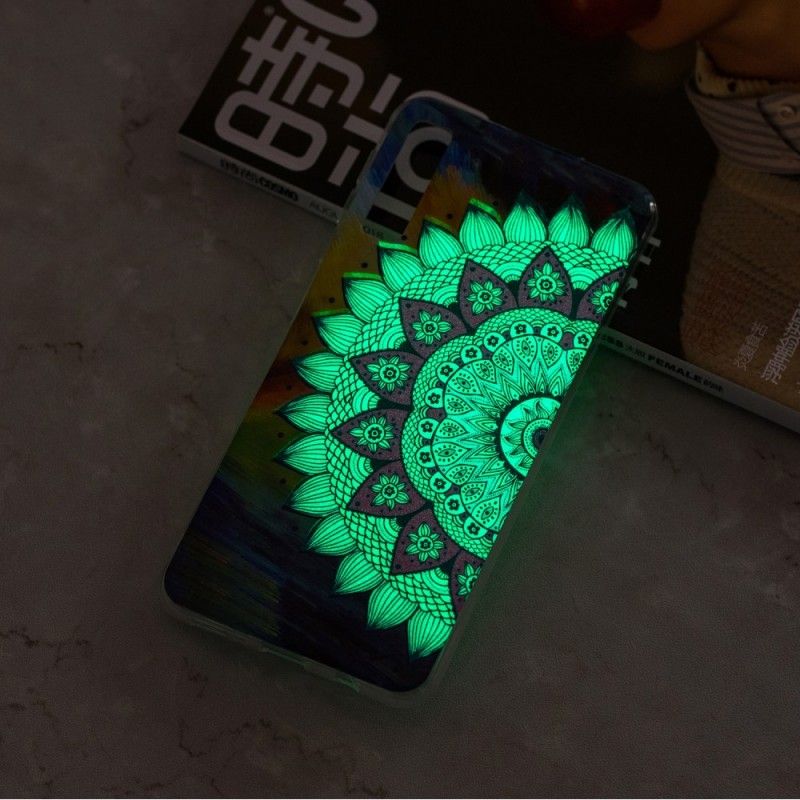 Deksel Samsung Galaxy A7 Fluorescerende Mandala Beskyttelse