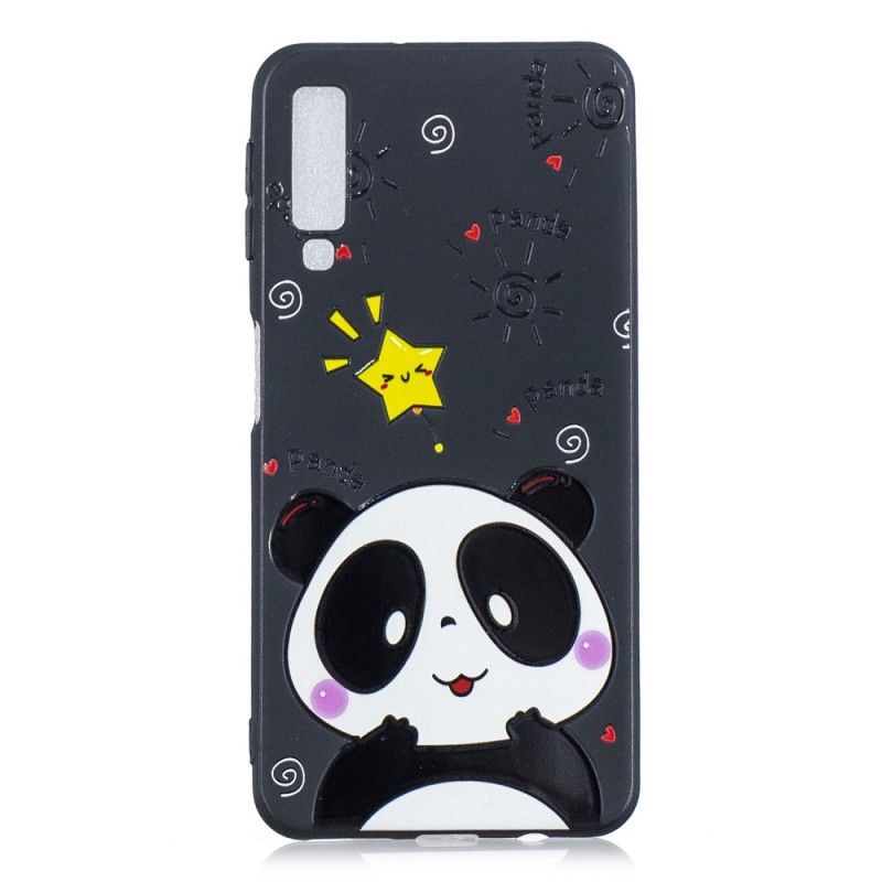 Deksel Samsung Galaxy A7 Panda-Stjerne