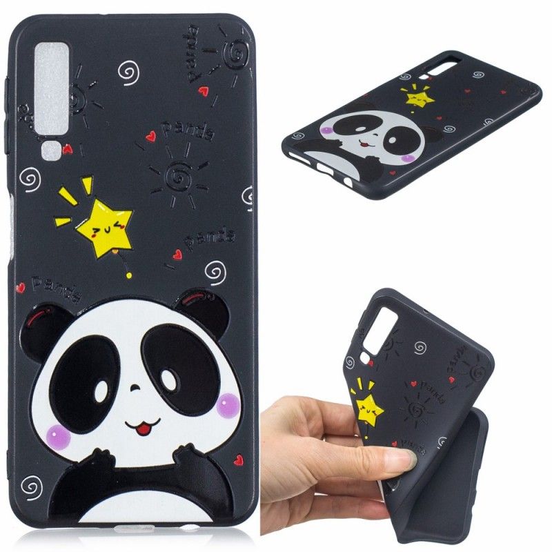 Deksel Samsung Galaxy A7 Panda-Stjerne