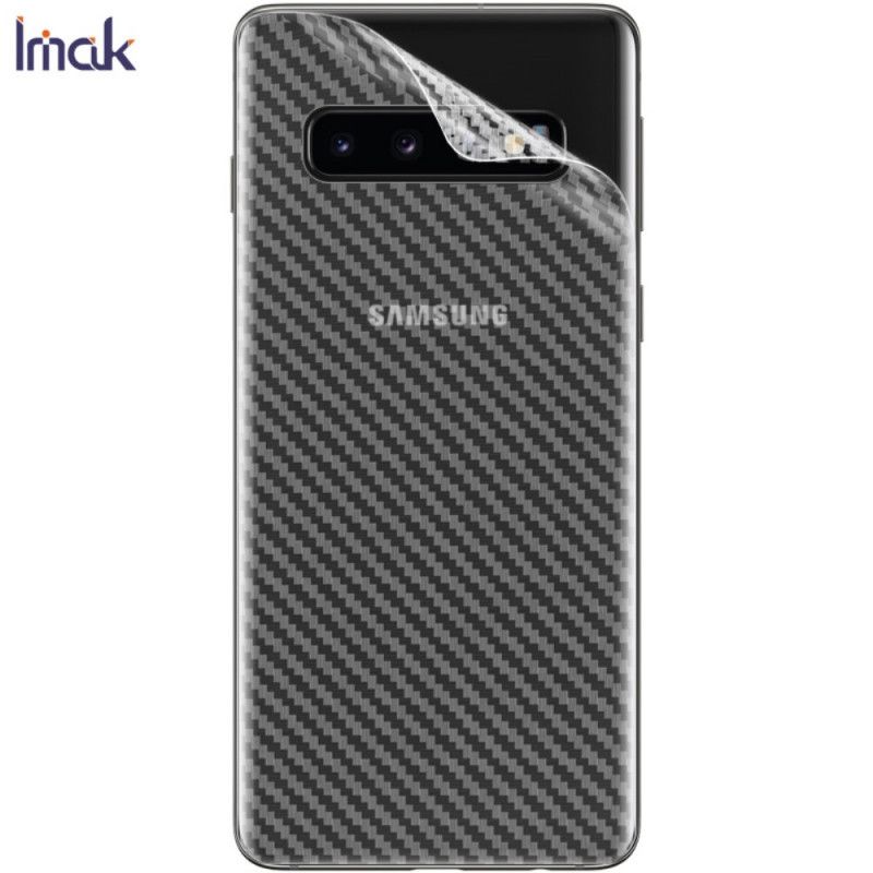 Bakre Beskyttelsesfilm Samsung Galaxy S10 Karbon Stil Imak